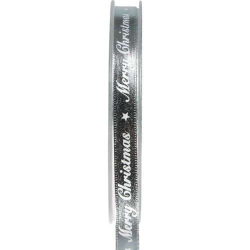 Julband Merry Christmas Band Silver Vit 10mm 20m