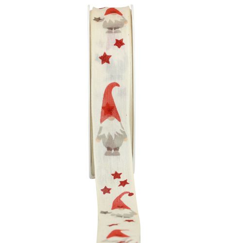 Artikel Presentband Julband gnome cream 25mm 20m