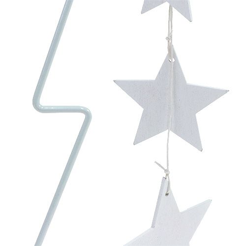 Floristik24 Julgran metall vit H53.5cm