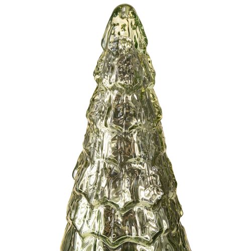 Floristik24 Julgran med LED-belysning vintage grön guld 38cm
