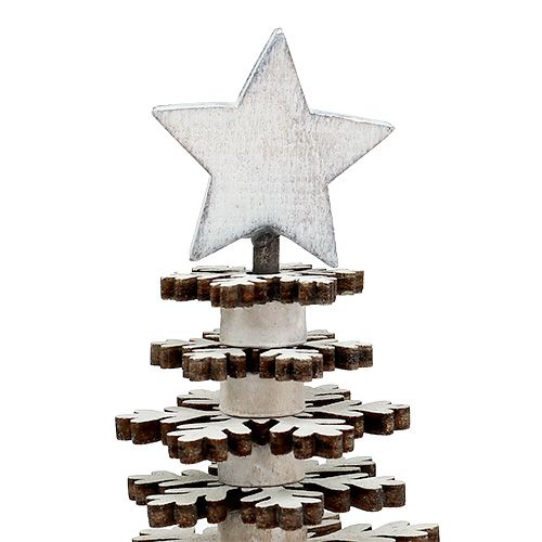 Floristik24 Julgran snöflingor vita 25cm