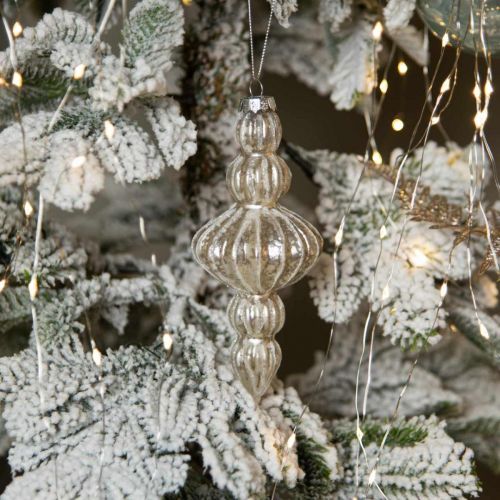 Floristik24 Julgransdekorationer glas Julgransdekorationer vintage 15cm 3st