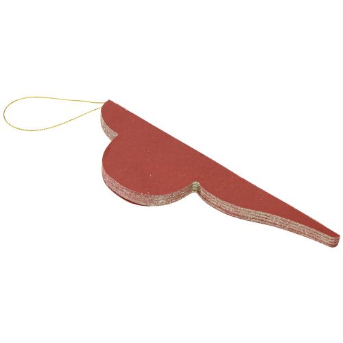 Artikel Julgransdekorationer av papper Bordeaux 20cm 2st