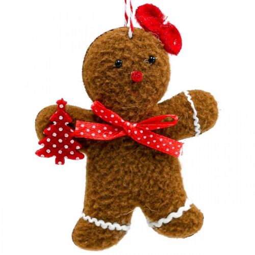 Floristik24 Juldekoration pepparkakor man hänge H9/10,5cm 3st