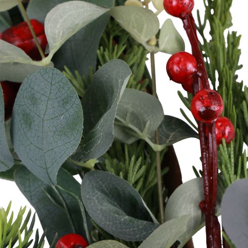 Floristik24 Julgirlang grangirlang konstgjord eukalyptus barrbärsgren 160cm