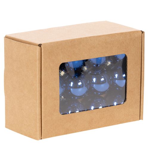 Mini julkulor i glasdekoration för grangrenar 3 cm 22 st | Floristik24.se