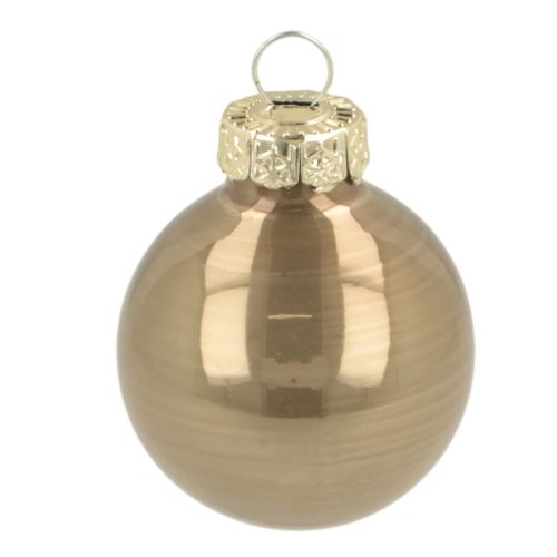 Mini julgranskulor, glänsande hängande bollar, 3 cm, 22 delar | Floristik24.se