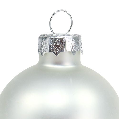 Artikel Julkula Ø4cm silverblank/matt 24 st