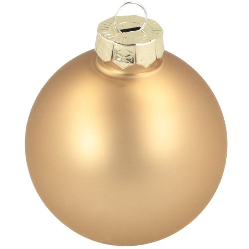 Floristik24 Julkulor trio guld &amp; rosé – elegant set om 3 med glans och stil 5 cm 24 st