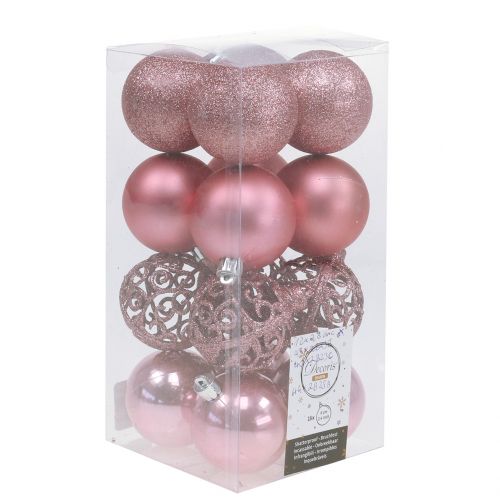 Floristik24 Julkula rosa Ø6cm 16 st