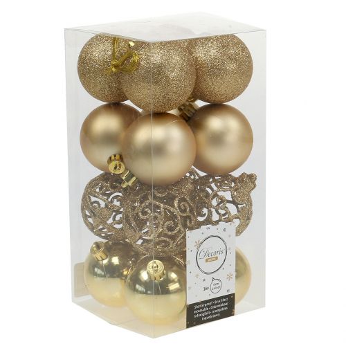 Floristik24 Julkula guld Ø6cm 16 st