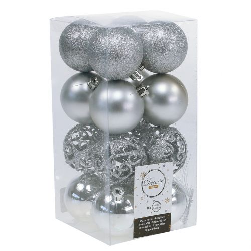 Artikel Julkula silver Ø6cm 16 st