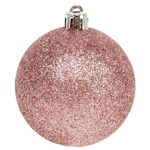 Floristik24 Julkula pastellrosa mix Ø6cm 10st