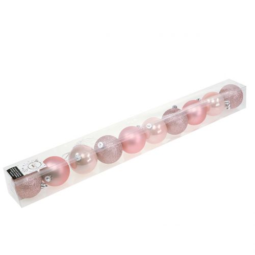 Floristik24 Julkula pastellrosa mix Ø6cm 10st