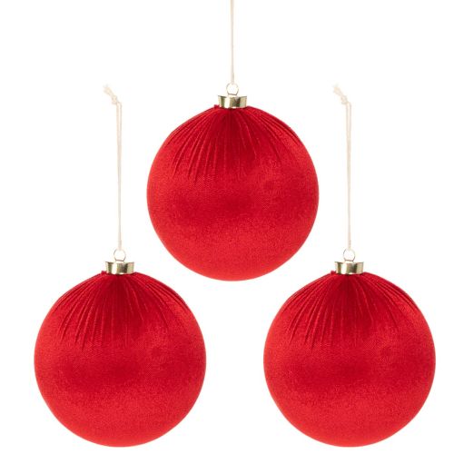 Stor röd julgranskula att