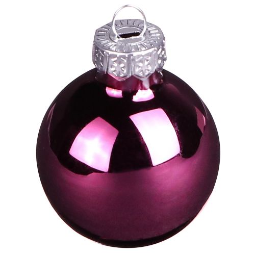 Artikel Julkulor glas mini bär beige rosa Ø3cm 22 st