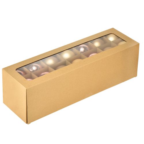 Artikel Julkulor guld och ros äkta glas Ø60mm 24 st