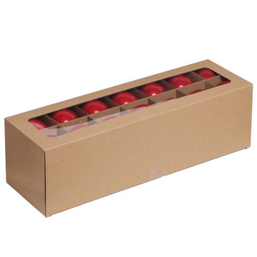 Artikel Julkulor röda trädkulor glasblank Ø6cm 24 st