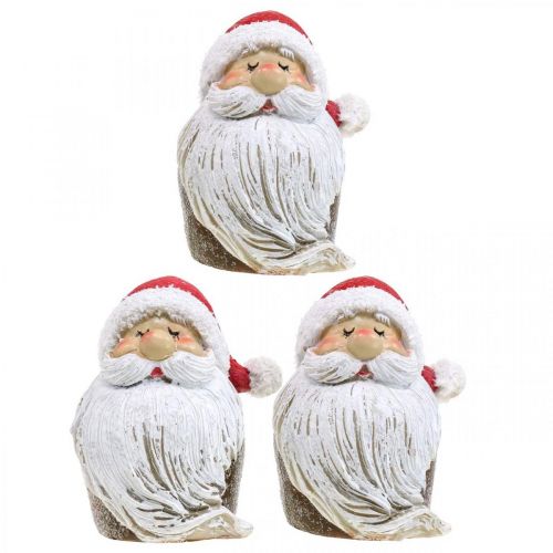 Artikel Jultomte bordsdekoration Jultomte fönsterdekoration H8cm 3 st