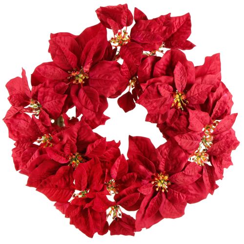 Floristik24 Julstjärnekrans konstgjorda blommor Jul Ø40cm