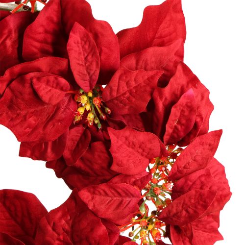 Artikel Julstjärnekrans konstgjorda blommor Jul Ø40cm