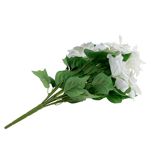 Artikel Julstjärnabukett vit L45cm