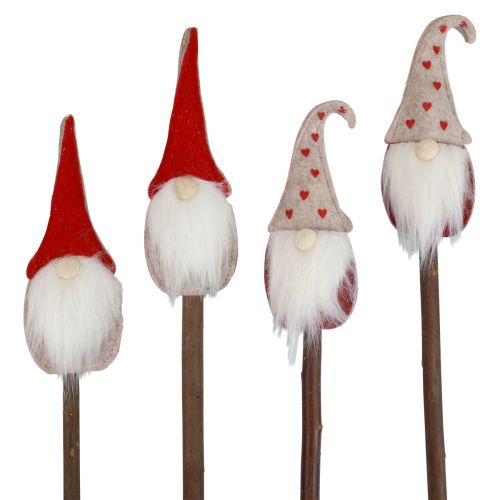 Artikel Jultomte trädgårdsstake gnome 48,5/50cm 4 st