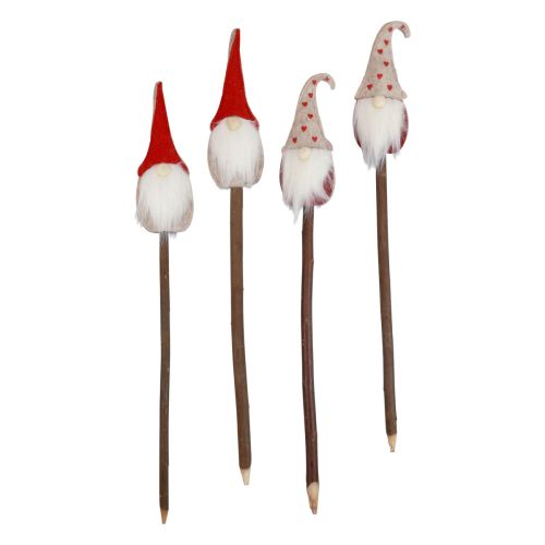 Floristik24 Jultomte trädgårdsstake gnome 48,5/50cm 4 st