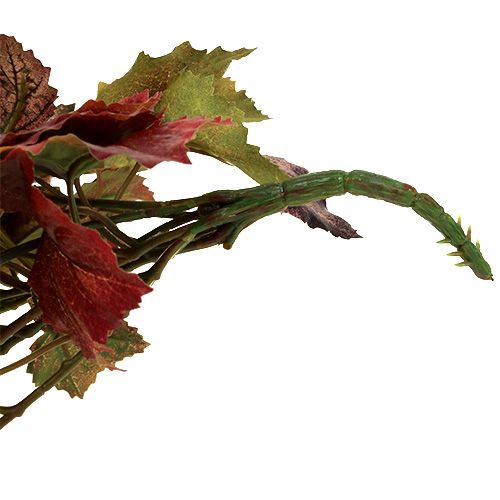 Floristik24 Vingrävhängare grön, bordeaux 67cm