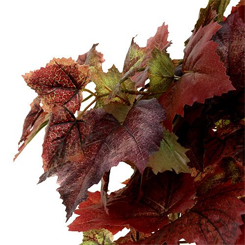Floristik24 Vinstadsblad hängare grön, mörk röd 100cm