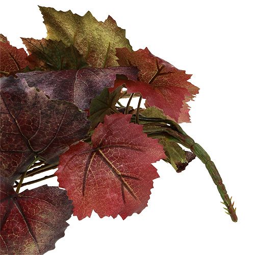 Floristik24 Vinstadsblad hängare grön, mörk röd 100cm