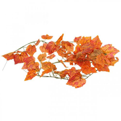 Floristik24 Vinblad girlangblad girlang röd orange höst L210cm