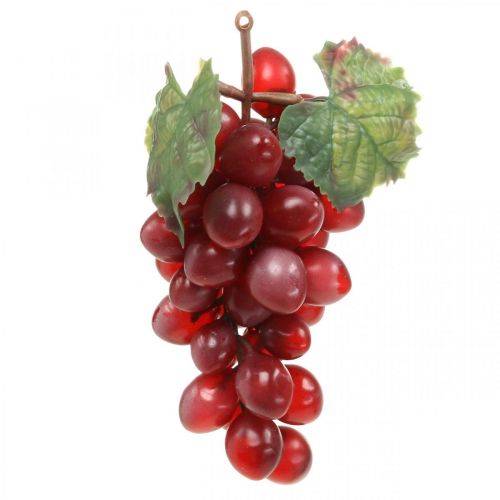 Floristik24 Dekorativa druvor röda konstgjorda druvor dekorativa frukter 15cm