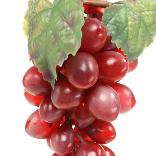 Artikel Dekorativa druvor röda konstgjorda druvor dekorativa frukter 15cm