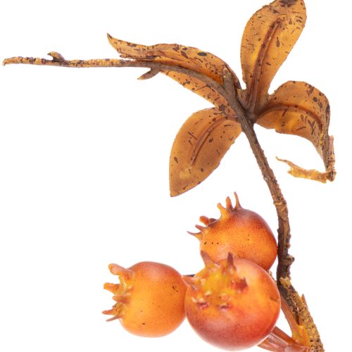 Konstgjord hagtornskvist, höstdekoration, 75 cm | Floristik24.se