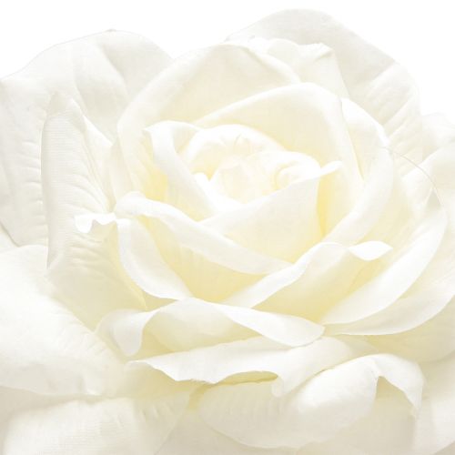 Artikel White Rose Fake Rose on Stam Silk Flower Fake Rose L72cm Ø13cm