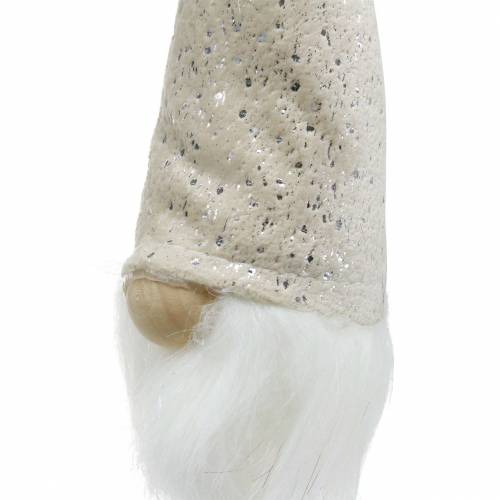 Floristik24 Gnome med spetsig hatt för att hänga grädde 17cm L25cm 4st