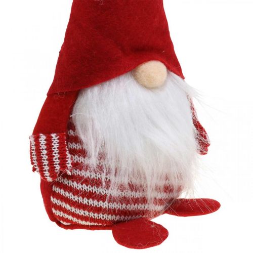 Artikel Gnome med skägg, adventsdekoration, dekorativ dvärg H24cm B9cm 3st