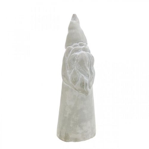 Floristik24 Deco figur tomte Juldekoration betonggrå H31cm