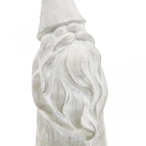 Floristik24 Deco figur pixie betong jul pixie grå H39,5cm