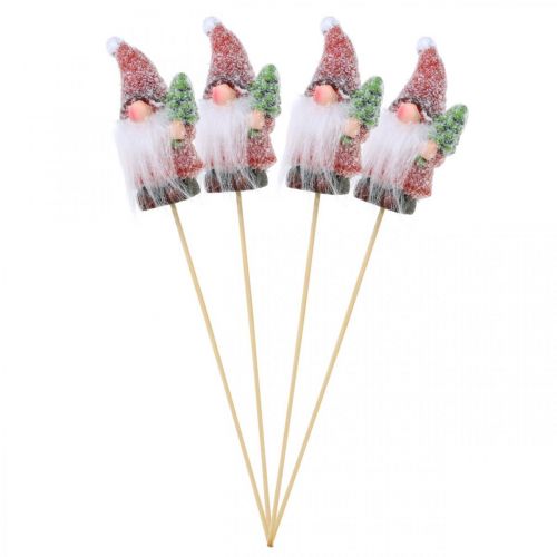 Artikel Dekorativ tomte tomte dekorationsplugg jul 10cm 4 st