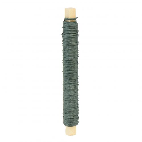 Omslagstråd grön craft trådpapper omslagstråd Ø0,8mm 22m