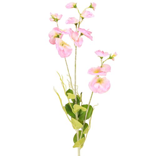 Floristik24 Söta ärtor konstgjorda blommor rosa på lång stjälk 74cm 2st