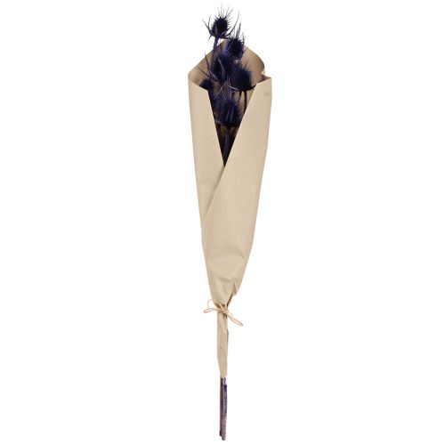 Artikel Wild Teasel Torkade Blommor Teasel Thistles Lila 55cm 10 huvuden