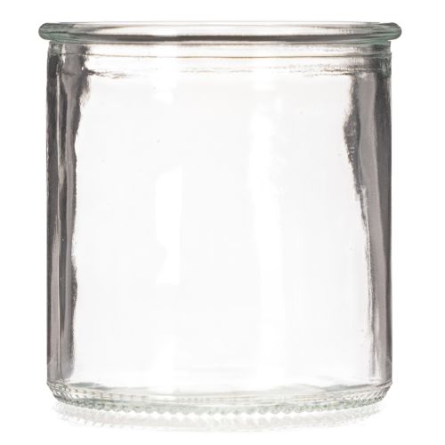 Rund glaslykta, klarglas, 8 cm, 3 stycken | Floristik24.se