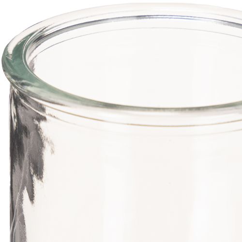 Rund glaslykta, klarglas, 8 cm, 3 stycken | Floristik24.se