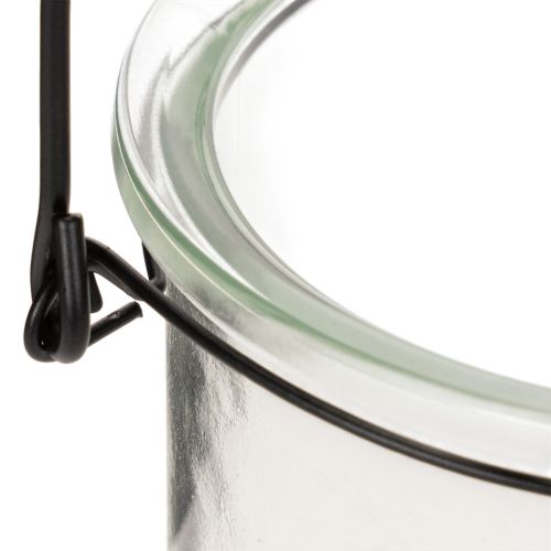 Hängande glaslykta Ø12cm H12,5cm 2 st | Floristik24.se