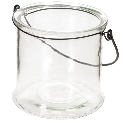 Hängande glaslykta Ø12cm H12,5cm 2 st | Floristik24.se