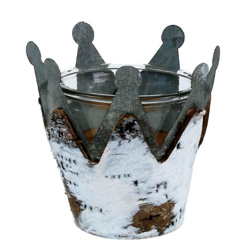 Floristik24 Lyktkrona med björk Ø11cm H11,5cm 1st