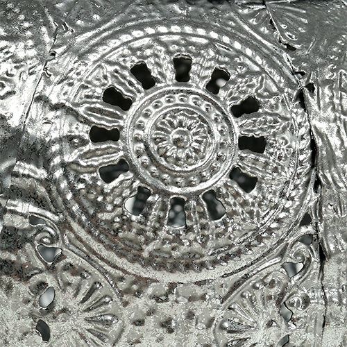 Floristik24 Vindlätt silver orientalisk Ø12cm H9cm